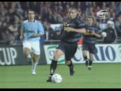 1997-1998 Coppa UEFA - Inter vs Lazio 3-0 Ronaldo (Commento di Bruno Pizzul)