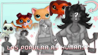 LPS POPULAR AS HUMANS? (plus a deep dive into season 1) (speed paint)