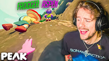 Aspen begged Frogger and I to play Peak again..