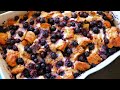 Easy Blueberry French Toast Casserole with Cream Cheese