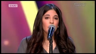 The Voice of Greece 4 - Blind Audition - HERO - Georgia Ram