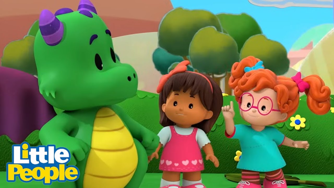 Mia Meets a Young Dragon | 2 Hours of Preschool Learning | Little People - Fisher Price