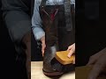 This Is How You Actually Clean Cowboy Boots #satisfying #diy