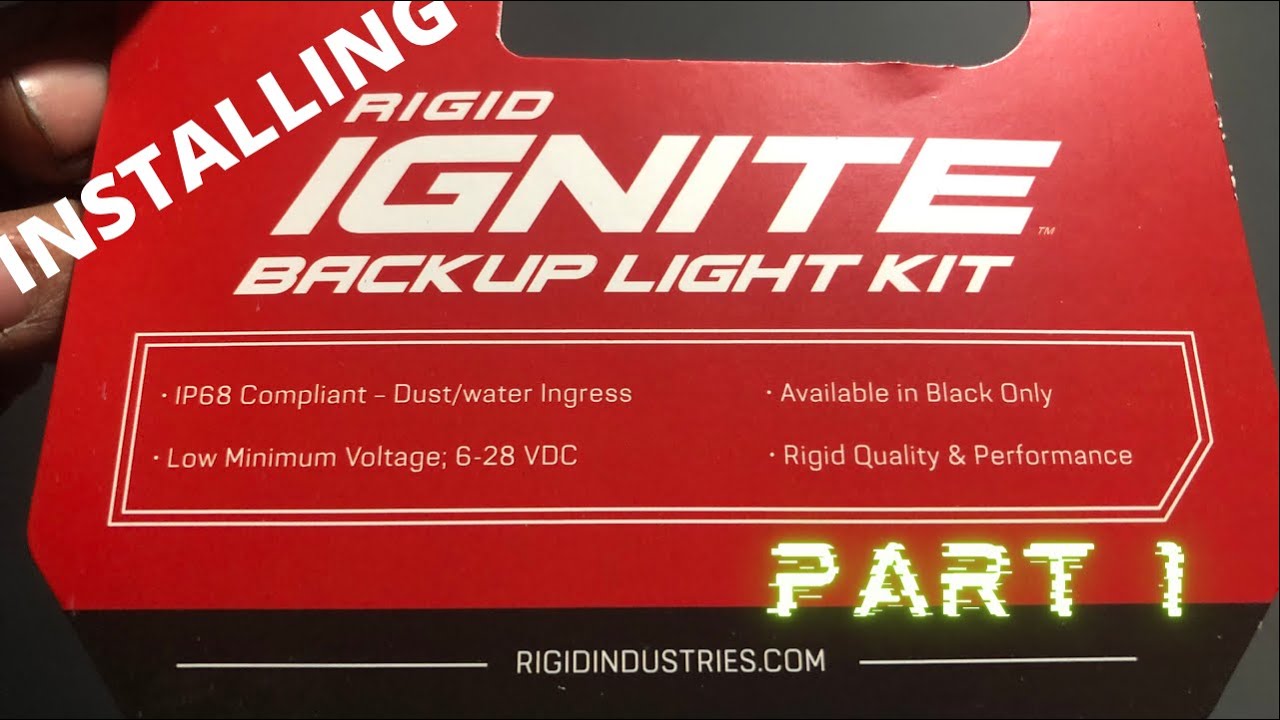 Rigid Ignite Install LED Lights on my Montero Part 1 YouTube