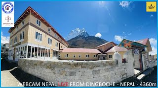 LIVE STREAMING FROM HOTEL TASHI DELEK  DINGBOCHE  NEPAL  4360m