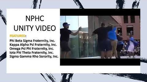NPHC UNITY Video