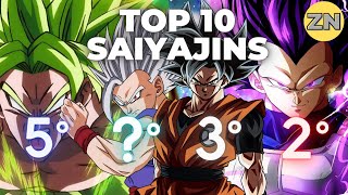 Estes são os 10 Saiyajins mais fortes da história de Dragon Ball