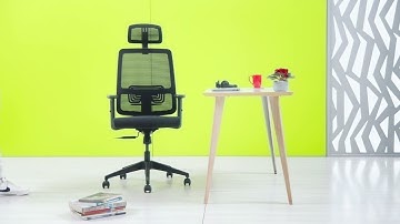 Versa High Back Mesh Chair | Features video | #wfh #officechair