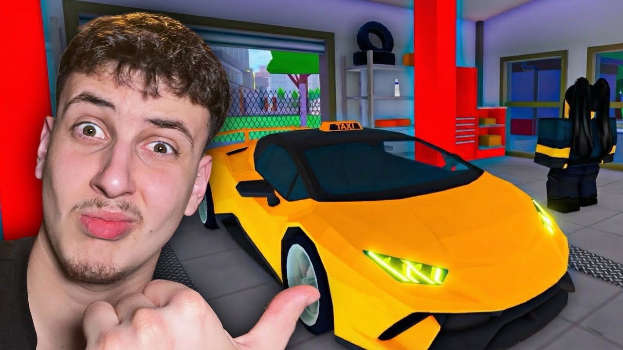 ME LAMORGINI U BANA TAKSI!!! Taxi boss ROBLOX SHQIP