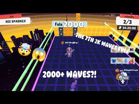 2000+ WAVES WITH @ProBro-OU IN STUMBLE GUYS BLOCK DASH ENDLESS❗😱🔥