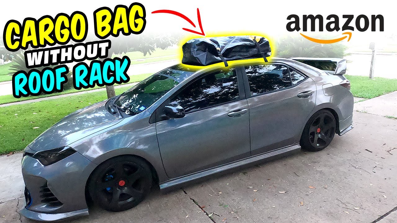 How to install Rooftop Cargo Bag Without Roof Rack - Review 