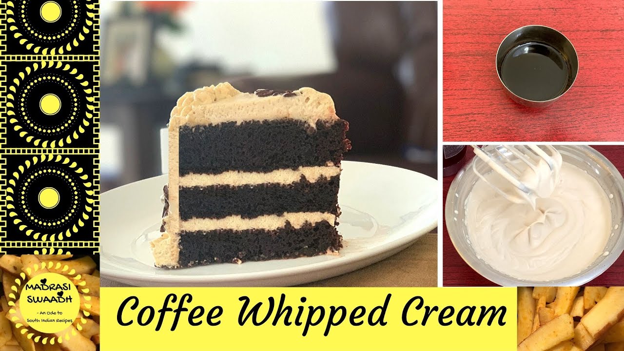 Coffee Whipped Cream recipe in Hindi / कॉफ़ी व्हिप्पड क्रीम / How to