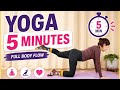 5 Minute Yoga Full Body Flow 🔥