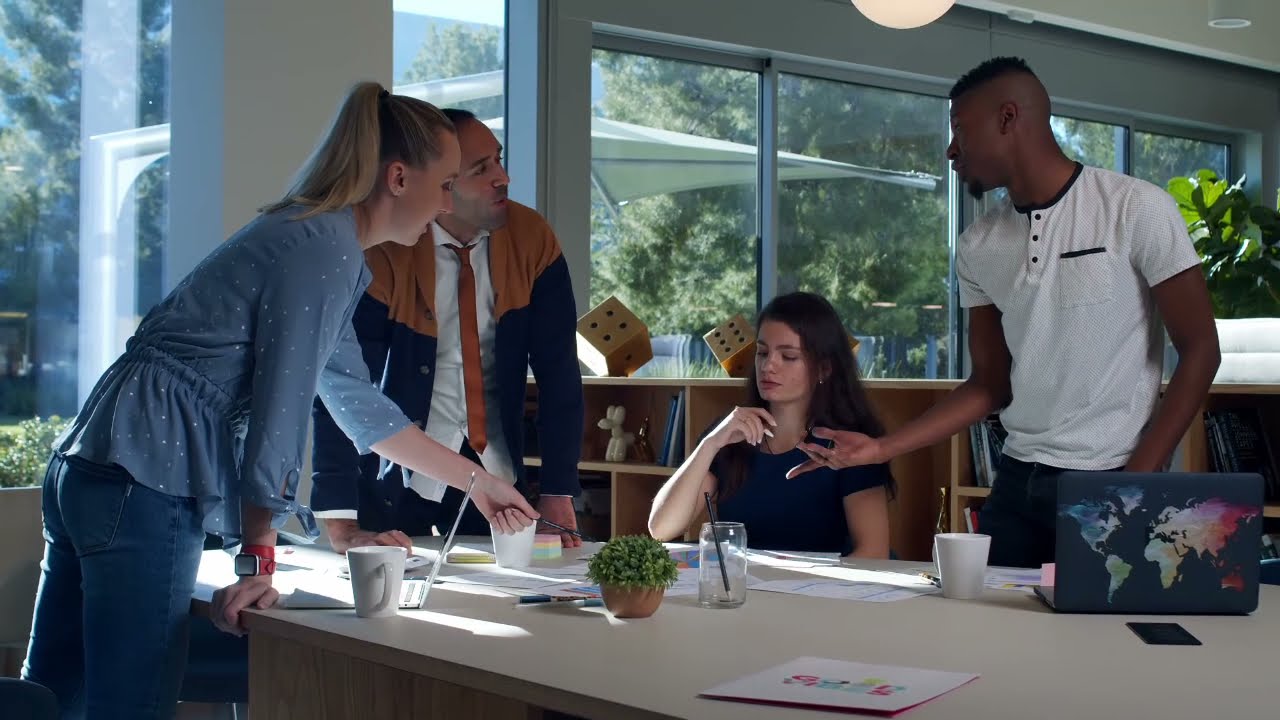 Office Teamwork Montage