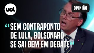 Debate no SBT: Sem Lula, Bolsonaro saiu vencedor e fez Tebet se posicionar, diz cientista política