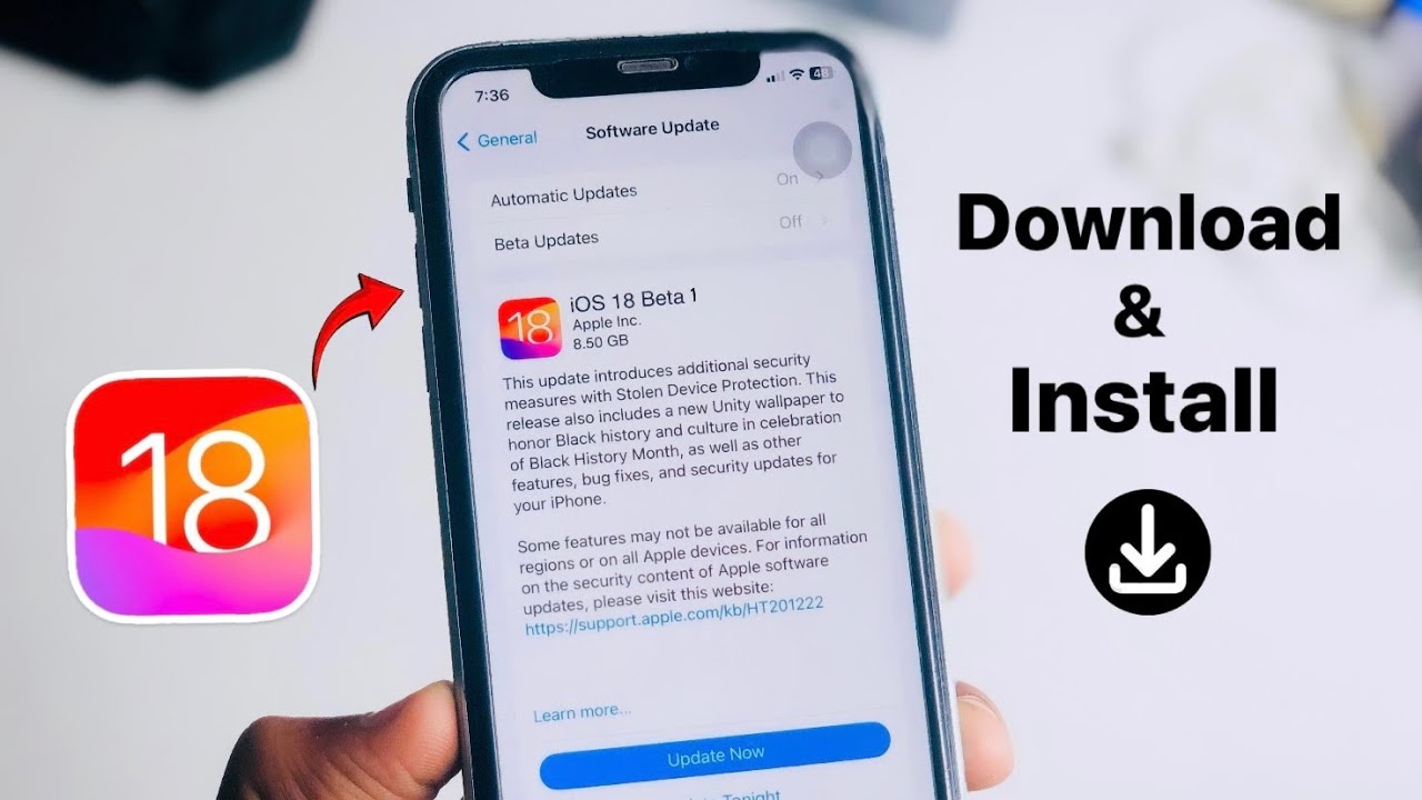 How to install & Download iOS 18 on iPhone || iOS 18 Beta 1 Not showing ...
