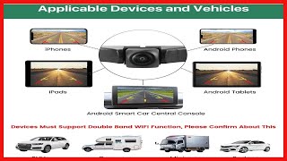 WiFi Car Wireless Backup Camera, GreenYi 5G 720P HD Car Rear View Reverse  Camera for iPhone