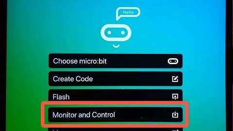 micro:bit iOS app - monitor and control demos