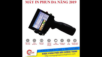 Cách in mã vạch, mã QR bằng máy in date cầm tay