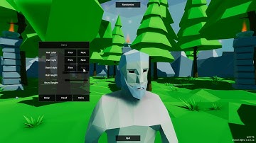 Unity 5 Game | Path of Redemption | 0.0.7.2a - Character customization making Geralt