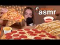 ASMR Eat With Me Cheesy Pizza Breadsticks Mukbang ASMR Eat With Me Cheesy Pizza Breadsticks Mukbang
