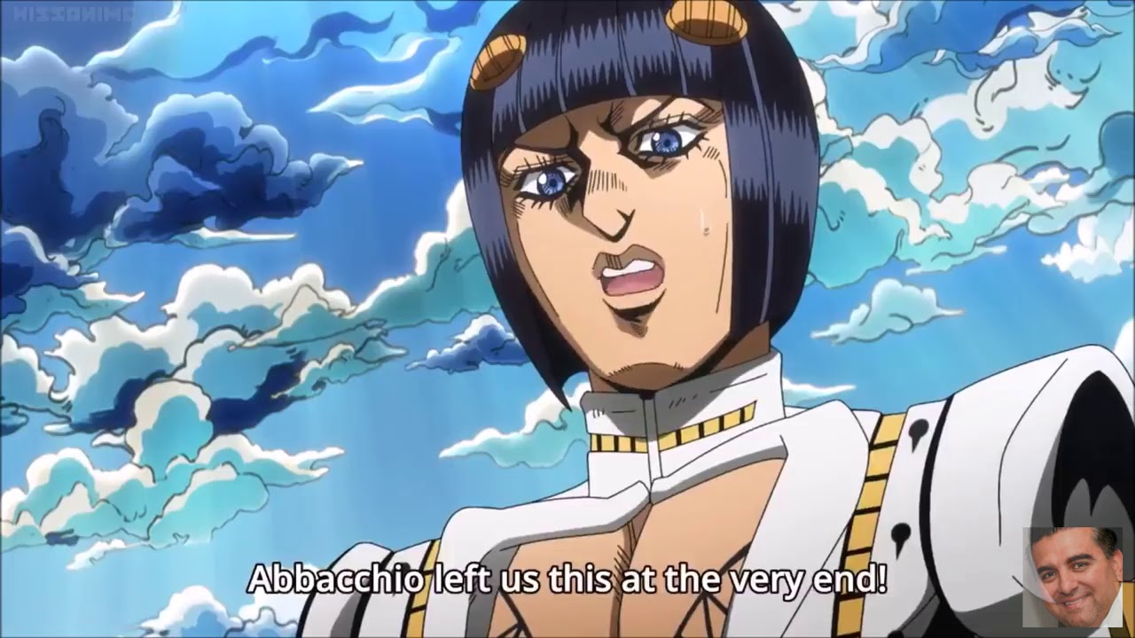 JOJO Vento Aureo - La morte di Abbacchio ma è in Napoletano