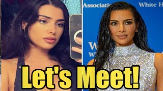 Kim Kardashian is requesting a meeting with Kanye West's new wife Bianca Censori.