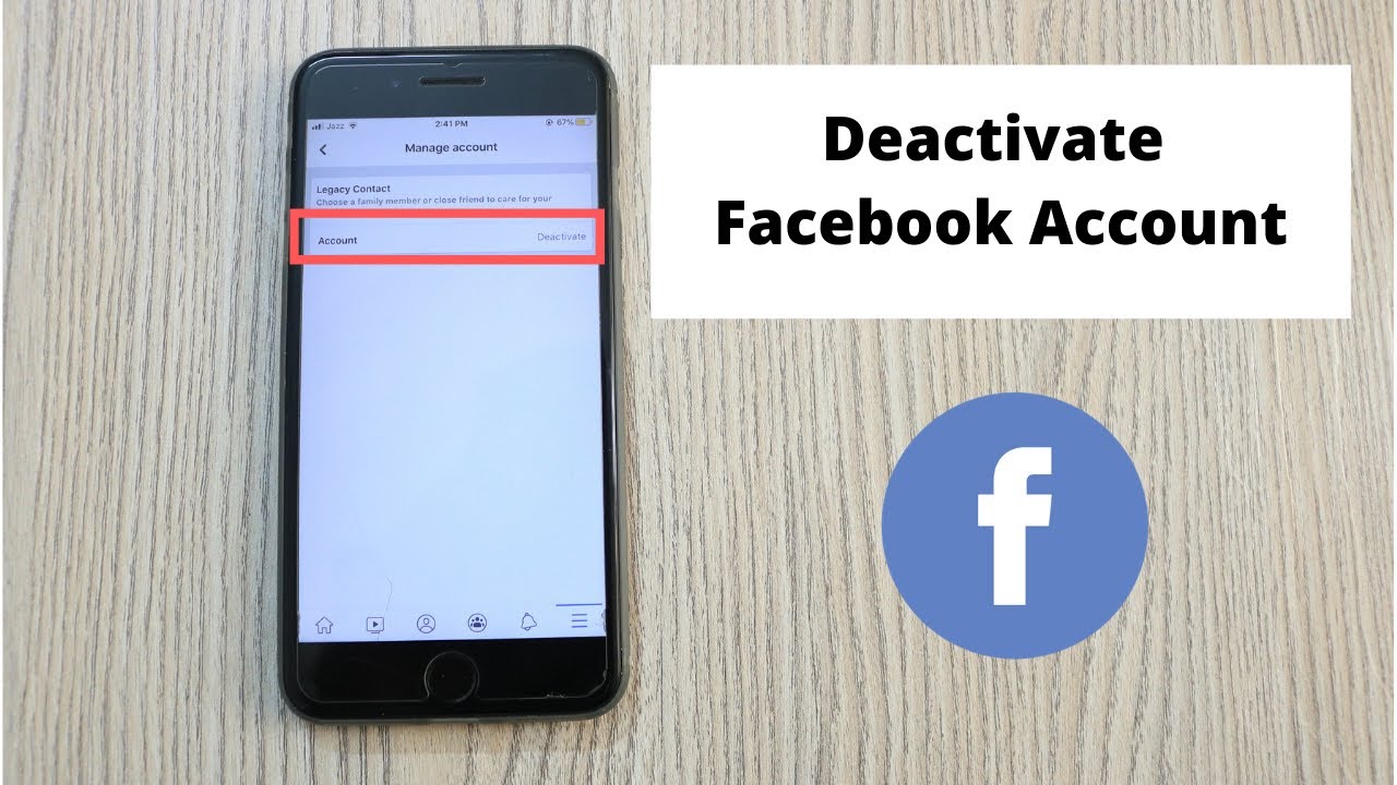 How to Deactivate Facebook Account on iPhone (Quick & Simple) YouTube