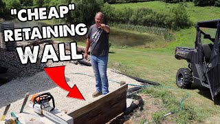 Cheap Retaining Wall: It was FREE!