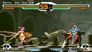 SNK vs. Capcom Chaos Plus [Arcade]  play as Athena