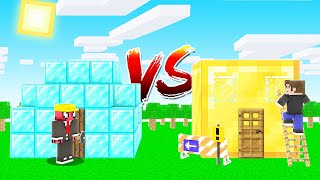 ALTIN EV VS ELMAS EV!   Minecraft