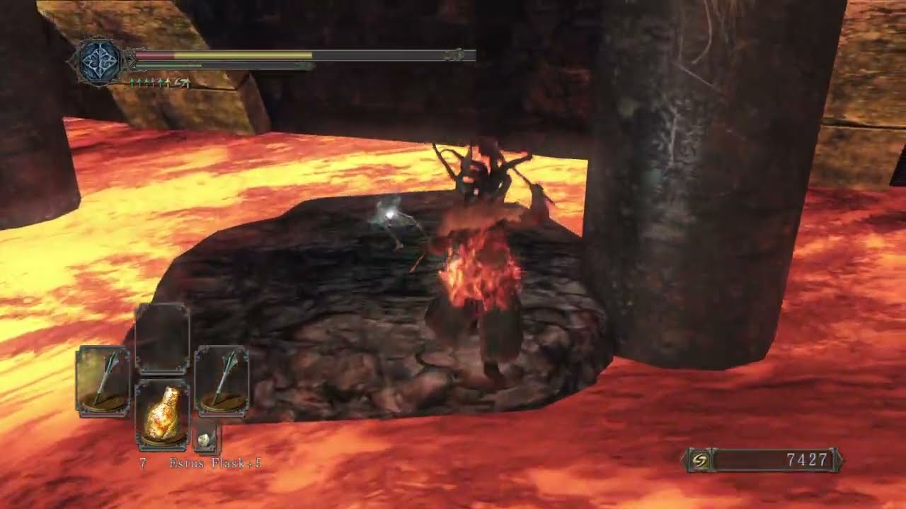 Dark Souls II - Iron Keep Secret Lava Item