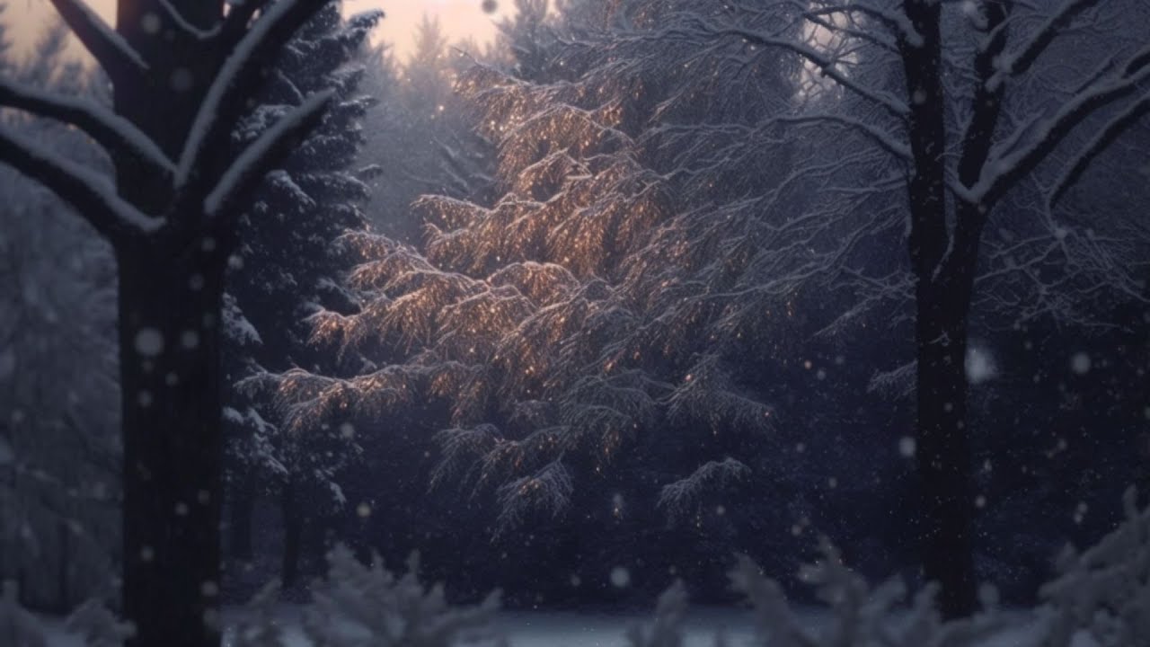 🌨️ Snow Falling in the Forest for 11 Hours - YouTube