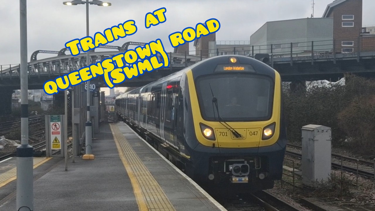 FAST TRAINS at Queenstown Road Battersea (SWML)  25/01/26