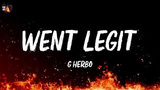 G Herbo - Went Legit (Lyrics)