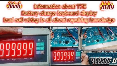YH T7E Weighing scale repairing information A to Z urdu and hindi