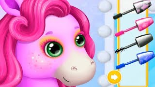 Прическа и макияж для пони | Играем с поняшами в детской игре