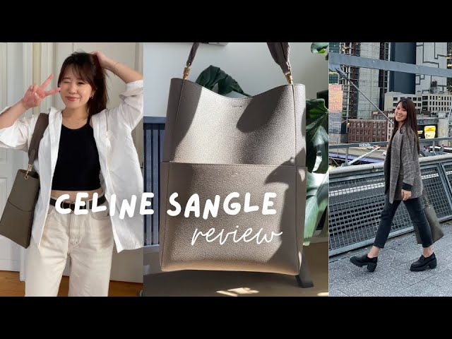 Celine Seau Sangle Bag Review - Sizing, Wear & Tear - whatveewore
