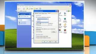 Windows® XP: Turn accessibility options off