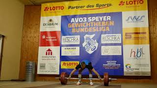 Simon Brandhuber Reißen V2 132 kg AV 03 Speyer vs TB 03 Roding
