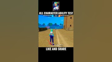 ALL CHARACTER ABILITY TEST (PART-9) || #shorts #ffmax #ff #ob48 #all #character #abilitytest #part9