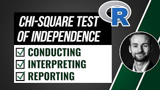 Chi-Square test of Independce in R - ALL IN ONE (Calculation, Interpretation, Reporting)