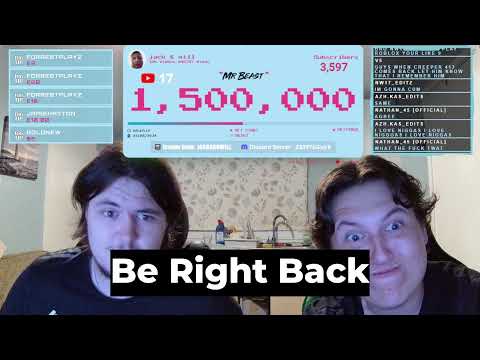 Saying Mrbeast 3 Million times | Live 24/7 | Day 46