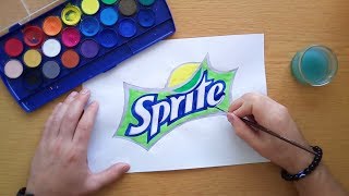 How to draw a Sprite logo