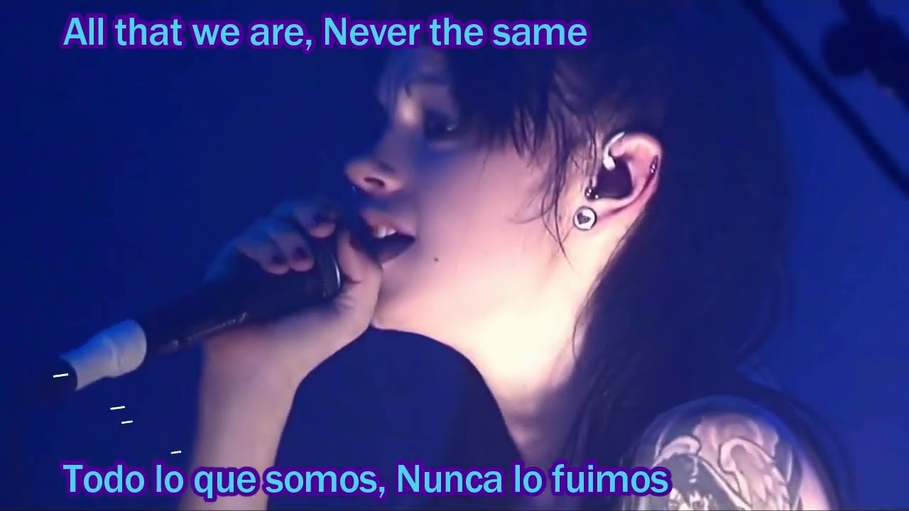 The Birthday Massacre Cover my eyes ( Sub Ingles / español ) YouTube