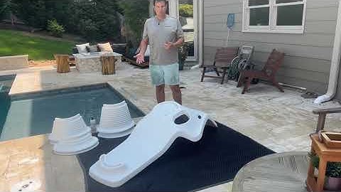 Installing Risers on Shayz In-Pool Lounger - By Tenjam