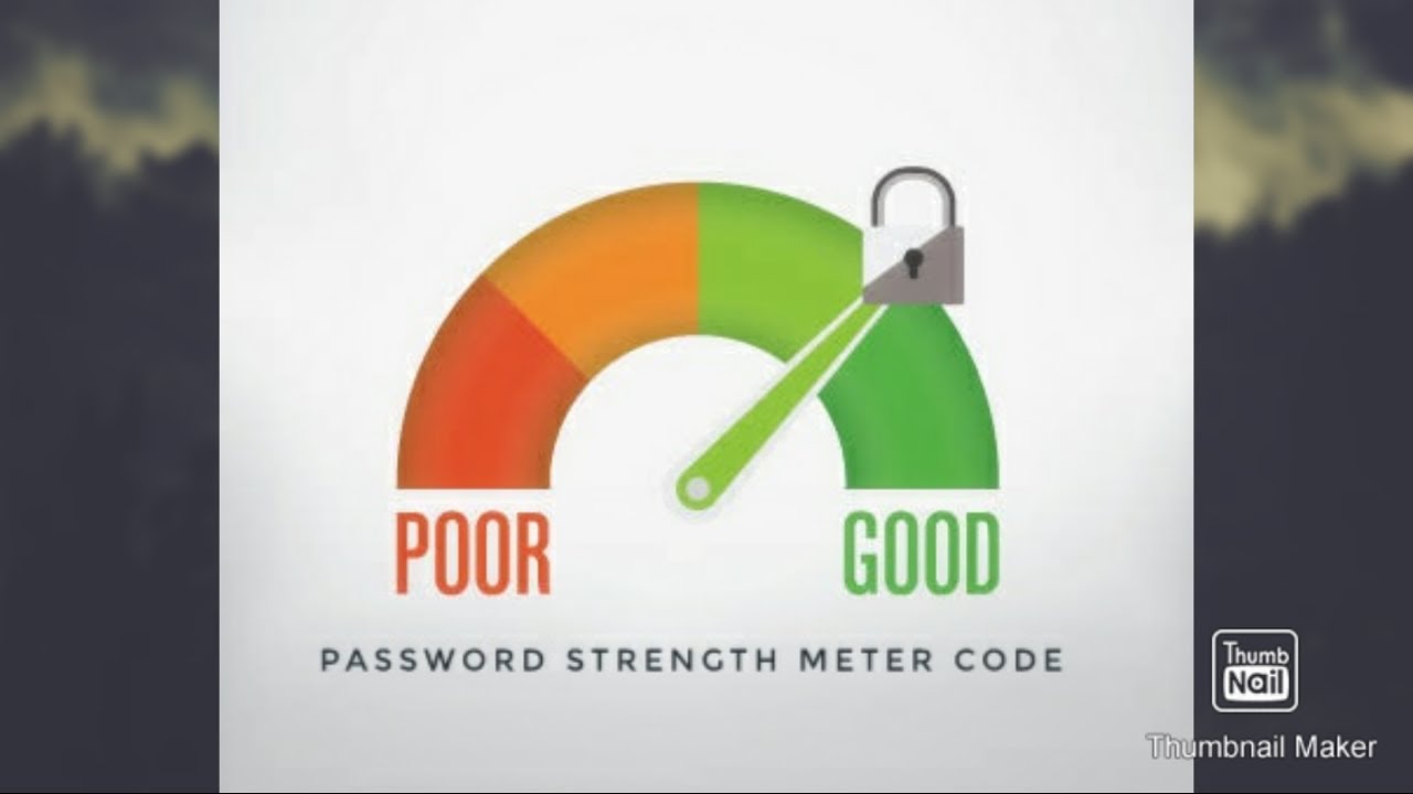 password strength meter using python - YouTube