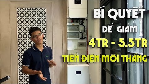 Giảm tiền điện đến 5 triệu đồng mỗi tháng nhờ hệ điện mặt trời hybrid ở Quận 3 TPHCM
