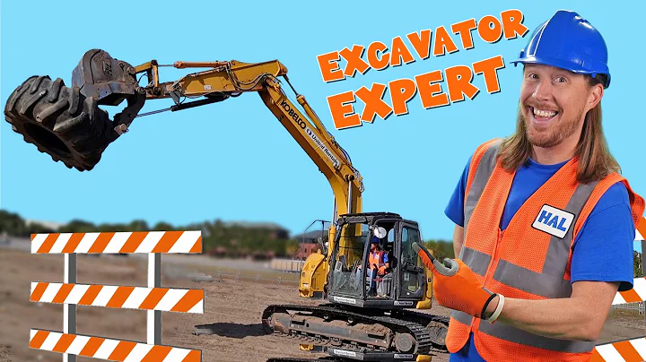 Excavator Expert New Song | Handyman Hal uses Construction Equipment and Vehicles