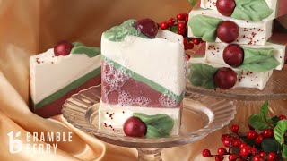 Anne-Marie Makes Cranberry Cocktail Soap - Holiday Gala Collection | Bramble Berry